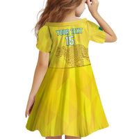 Custom Benin Football Kid Short Sleeve Dress Go Cheetahs