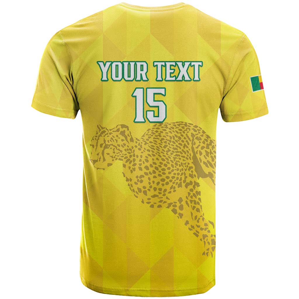 Custom Benin Football T Shirt Go Cheetahs
