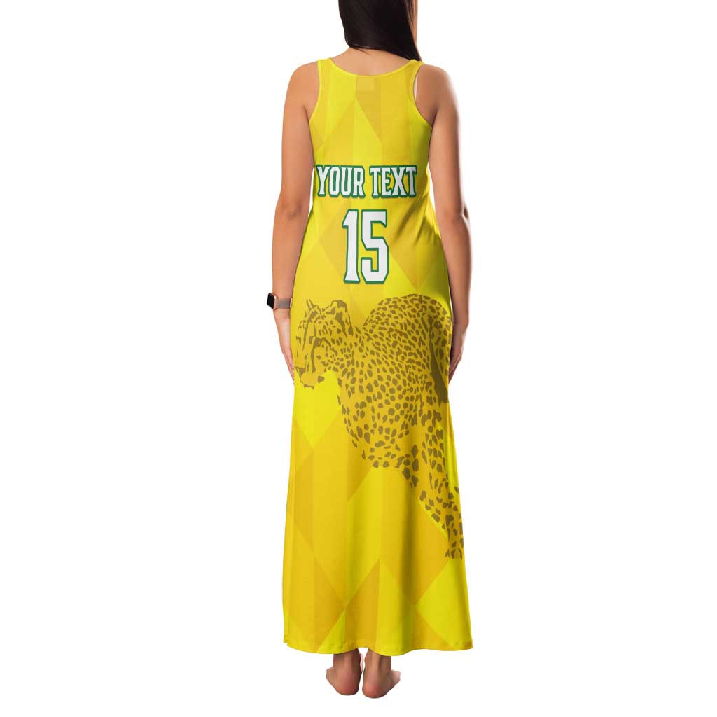 Custom Benin Football Tank Maxi Dress Go Cheetahs