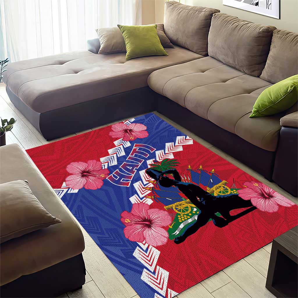 Haiti Area Rug Neg Maron Polynesian