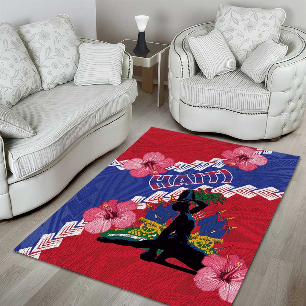 Haiti Area Rug Neg Maron Polynesian