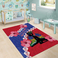 Haiti Area Rug Neg Maron Polynesian