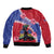 Haiti Bomber Jacket Neg Maron Polynesian
