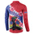 Haiti Button Sweatshirt Neg Maron Polynesian