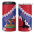 Haiti 4 in 1 Can Cooler Tumbler Neg Maron Polynesian