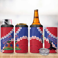 Haiti 4 in 1 Can Cooler Tumbler Neg Maron Polynesian