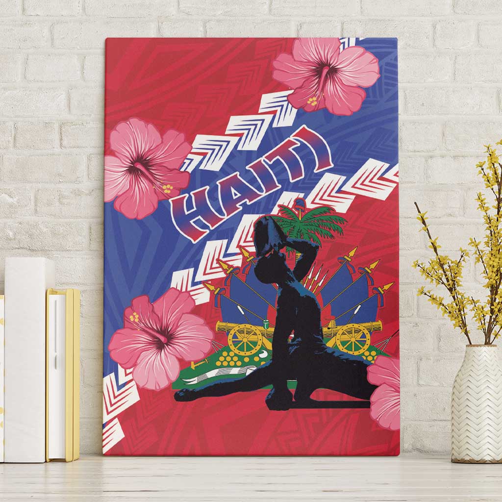 Haiti Canvas Wall Art Neg Maron Polynesian