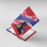 Haiti Canvas Wall Art Neg Maron Polynesian