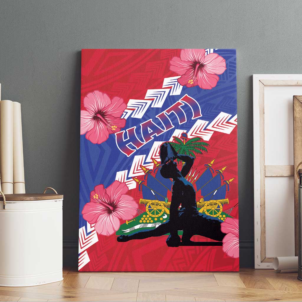 Haiti Canvas Wall Art Neg Maron Polynesian