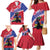 Haiti Family Matching Mermaid Dress and Hawaiian Shirt Neg Maron Polynesian
