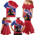 Haiti Family Matching Mermaid Dress and Hawaiian Shirt Neg Maron Polynesian