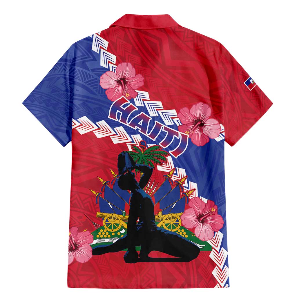 Haiti Family Matching Mermaid Dress and Hawaiian Shirt Neg Maron Polynesian