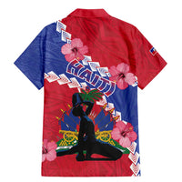 Haiti Family Matching Mermaid Dress and Hawaiian Shirt Neg Maron Polynesian