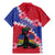 Haiti Family Matching Mermaid Dress and Hawaiian Shirt Neg Maron Polynesian