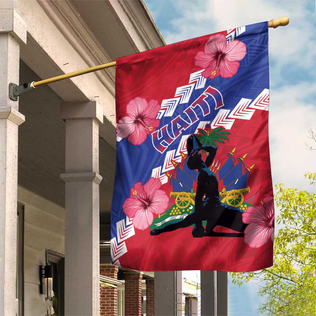 Haiti Garden Flag Neg Maron Polynesian