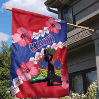 Haiti Garden Flag Neg Maron Polynesian