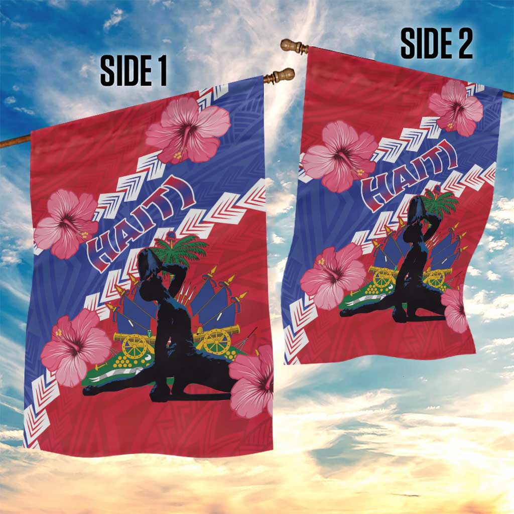 Haiti Garden Flag Neg Maron Polynesian