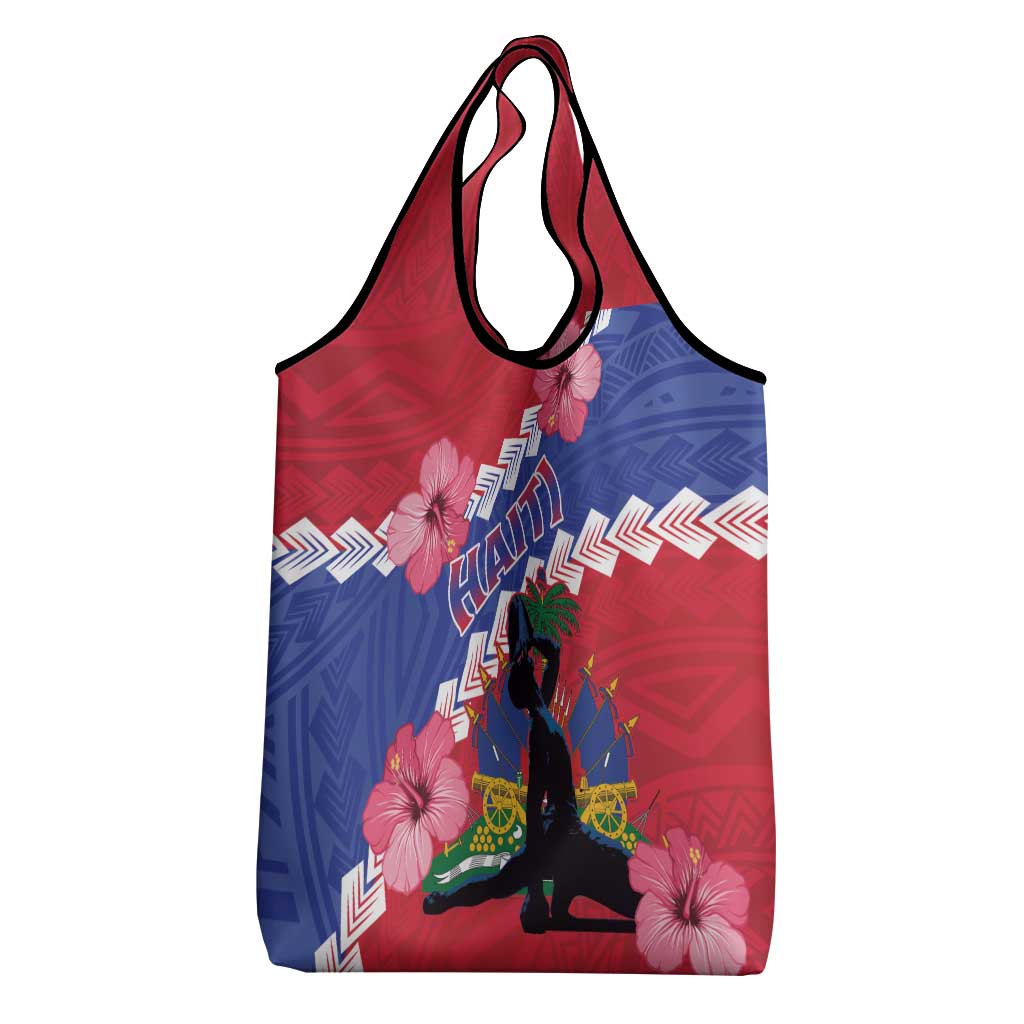Haiti Grocery Bag Neg Maron Polynesian