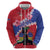 Haiti Hoodie Neg Maron Polynesian