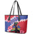 Haiti Leather Tote Bag Neg Maron Polynesian