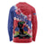 Haiti Long Sleeve Shirt Neg Maron Polynesian