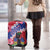 Haiti Luggage Cover Neg Maron Polynesian