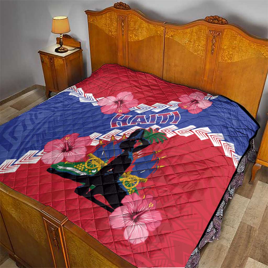 Haiti Quilt Neg Maron Polynesian