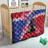 Haiti Quilt Neg Maron Polynesian