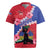 Haiti Rugby Jersey Neg Maron Polynesian