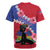 Haiti Rugby Jersey Neg Maron Polynesian