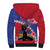 Haiti Sherpa Hoodie Neg Maron Polynesian