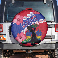 Haiti Spare Tire Cover Neg Maron Polynesian