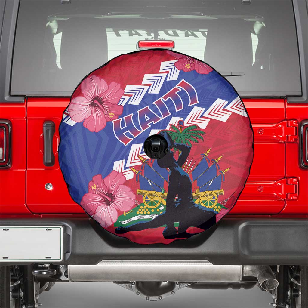 Haiti Spare Tire Cover Neg Maron Polynesian