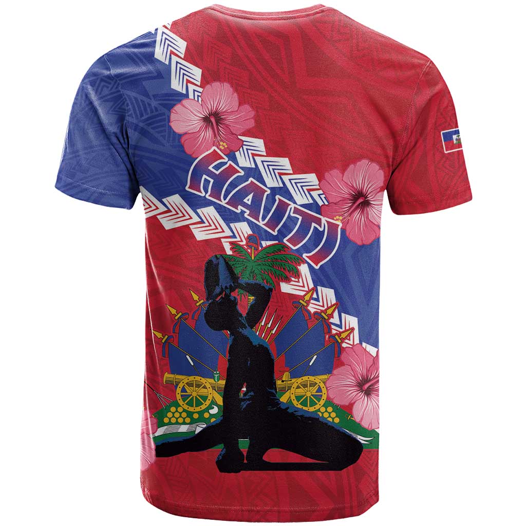 Haiti T Shirt Neg Maron Polynesian