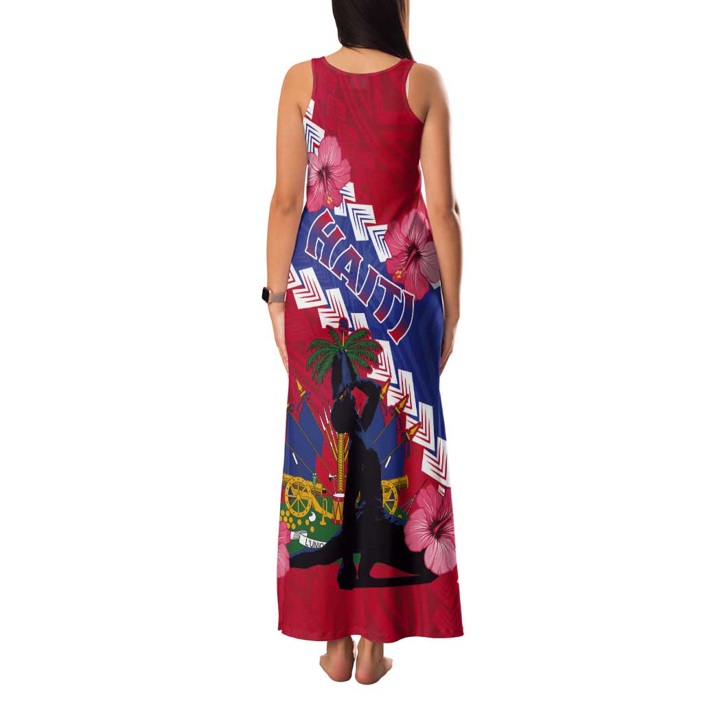 Haiti Tank Maxi Dress Neg Maron Polynesian