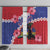 Haiti Window Curtain Neg Maron Polynesian