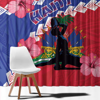 Haiti Window Curtain Neg Maron Polynesian