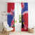 Haiti Window Curtain Neg Maron Polynesian