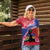 Haiti Women Polo Shirt Neg Maron Polynesian