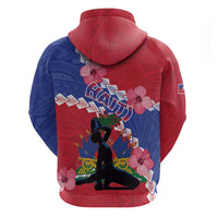 Haiti Zip Hoodie Neg Maron Polynesian