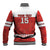 Custom Canada Ice Hockey Baseball Jacket Beaver Mascot With Champions Trophy