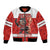 Custom Canada Ice Hockey Bomber Jacket Beaver Mascot With Champions Trophy