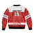 Custom Canada Ice Hockey Bomber Jacket Beaver Mascot With Champions Trophy