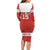 Custom Canada Ice Hockey Family Matching Long Sleeve Bodycon Dress and Hawaiian Shirt Beaver Mascot With Champions Trophy