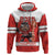 Custom Canada Ice Hockey Hoodie Beaver Mascot With Champions Trophy