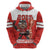 Custom Canada Ice Hockey Hoodie Beaver Mascot With Champions Trophy