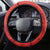 Canada Ice Hockey Steering Wheel Cover Beaver Mascot With Champions Trophy