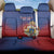 Personalized Second Empire of Haiti 1849-1859 Back Car Seat Cover Imperial Coat Of Arms Flag Style