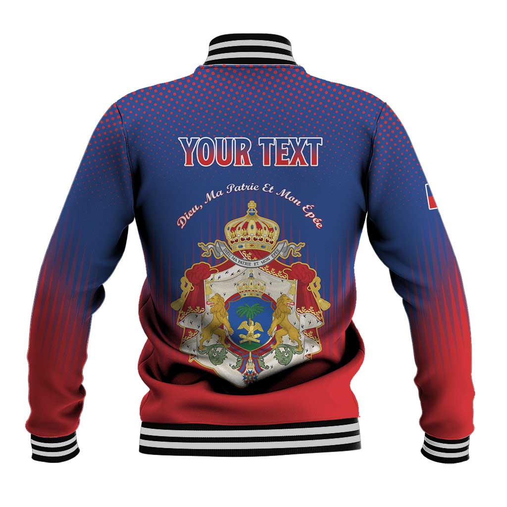Personalized Second Empire of Haiti 1849-1859 Baseball Jacket Imperial Coat Of Arms Flag Style