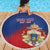 Personalized Second Empire of Haiti 1849-1859 Beach Blanket Imperial Coat Of Arms Flag Style